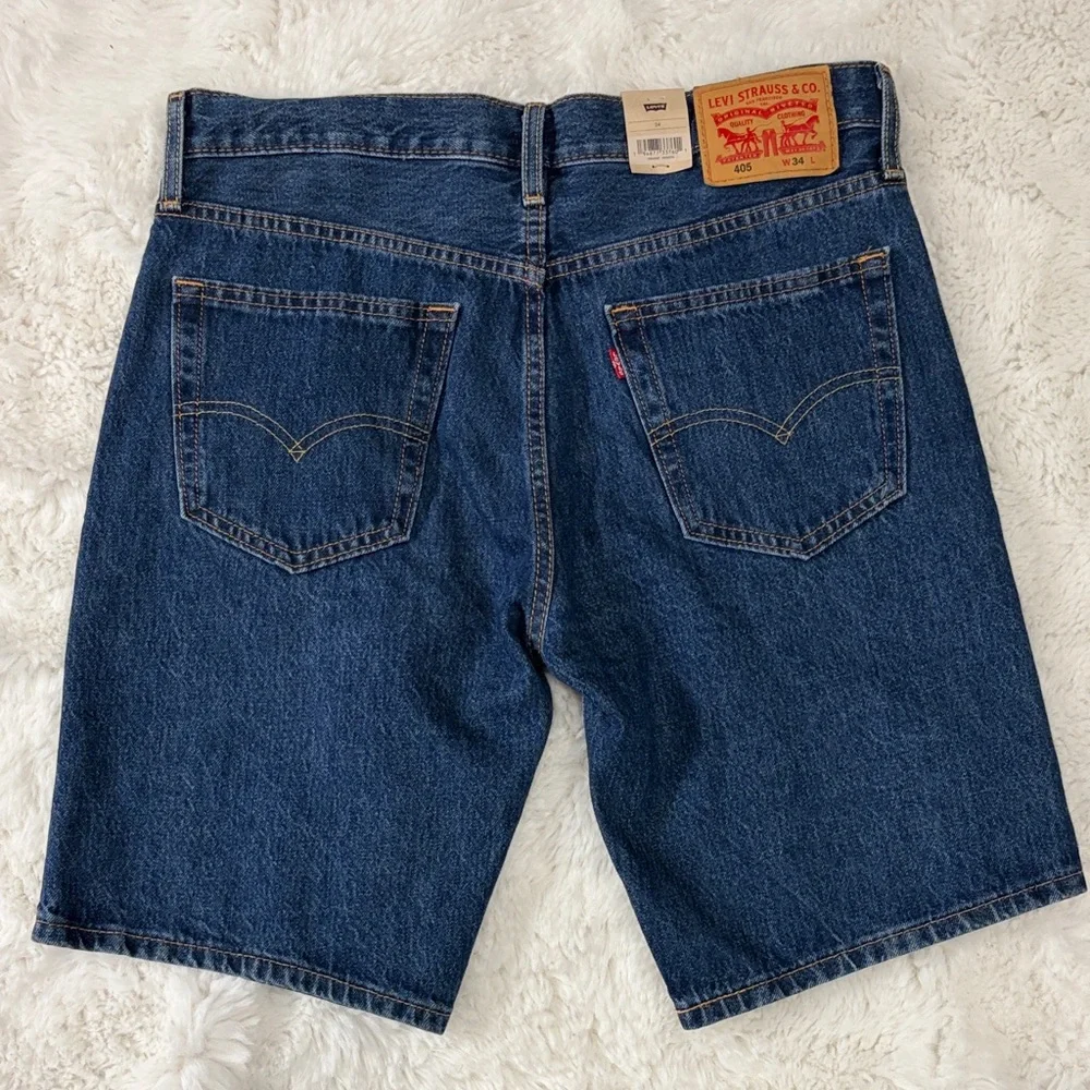 LEVI’S ,Size 34,Classic Blue Denim Men's Shorts - Picture 15 of 17